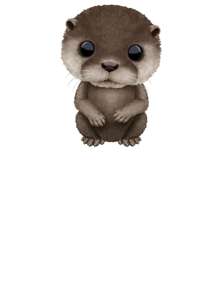 Cute Baby Otter by JeffBartels