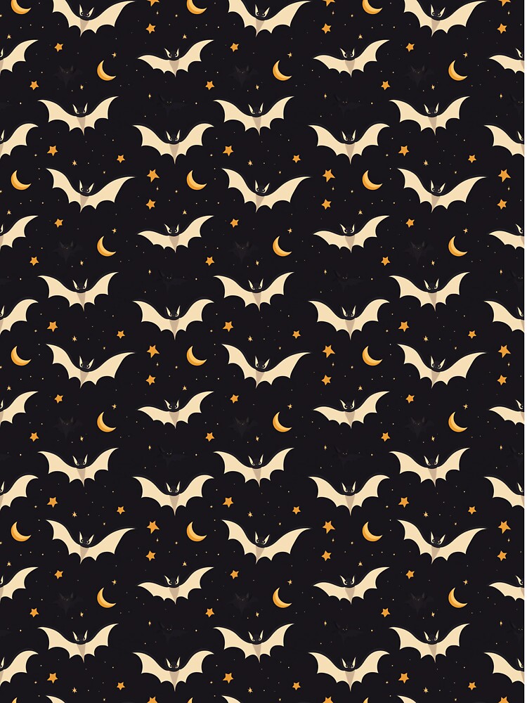 Batty for Halloween | Bat Seamless Pattern by sundayclay