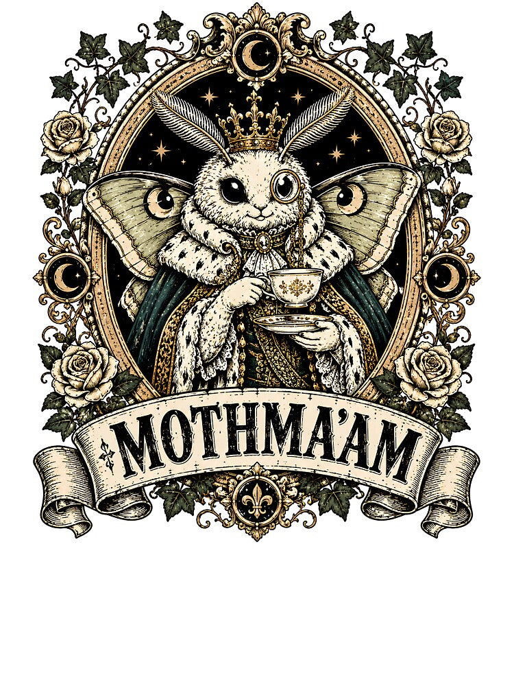 Mothma'am Cute Luna Moth Cottagecore Nature Lover Design by get55shirt