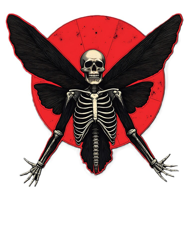 Dark Gothic Skeleton Moth by Dark-Circuit-Haven