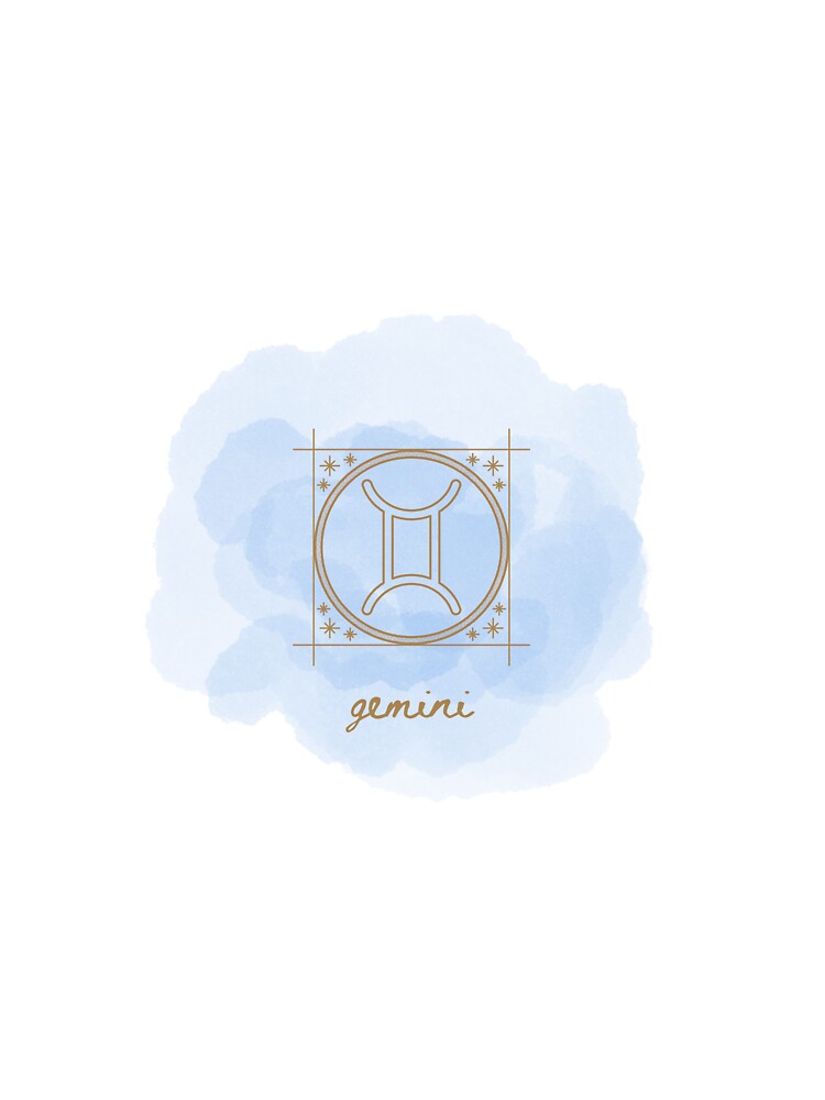 Minimalist Gemini Watercolor by amber-eilift
