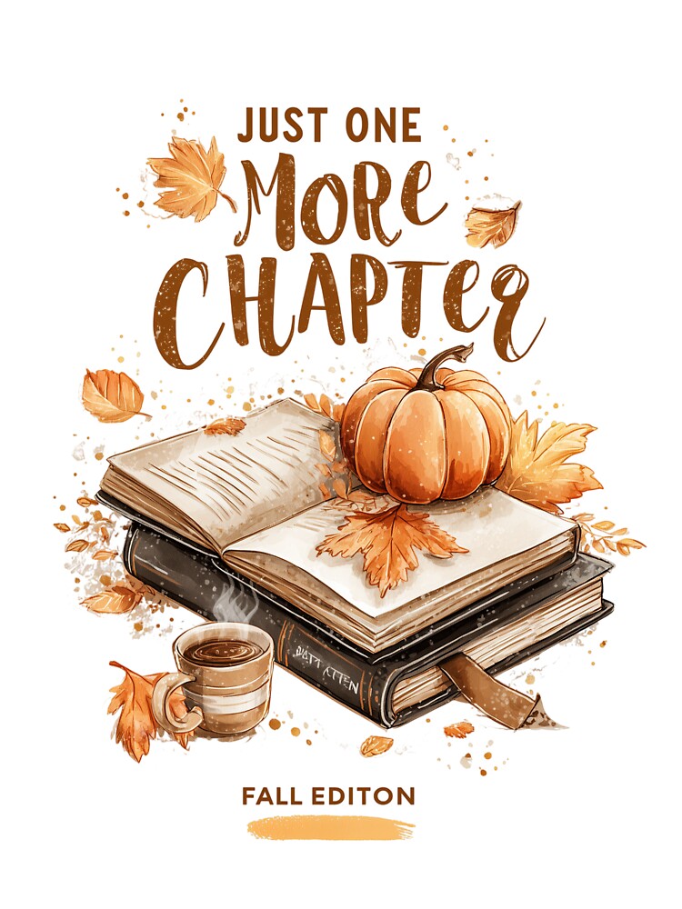 Just One More Chapter Fall Edition by Helenaphotoart