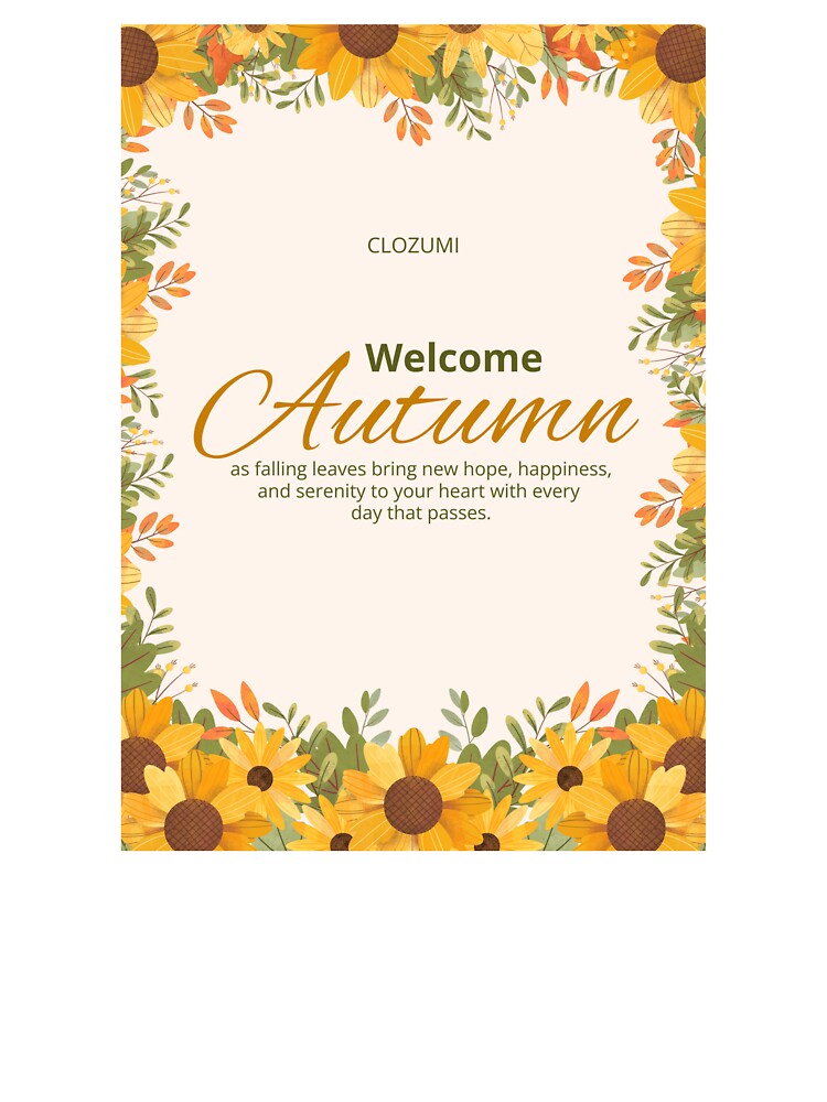 Welcome Autumn by CLOZUMI