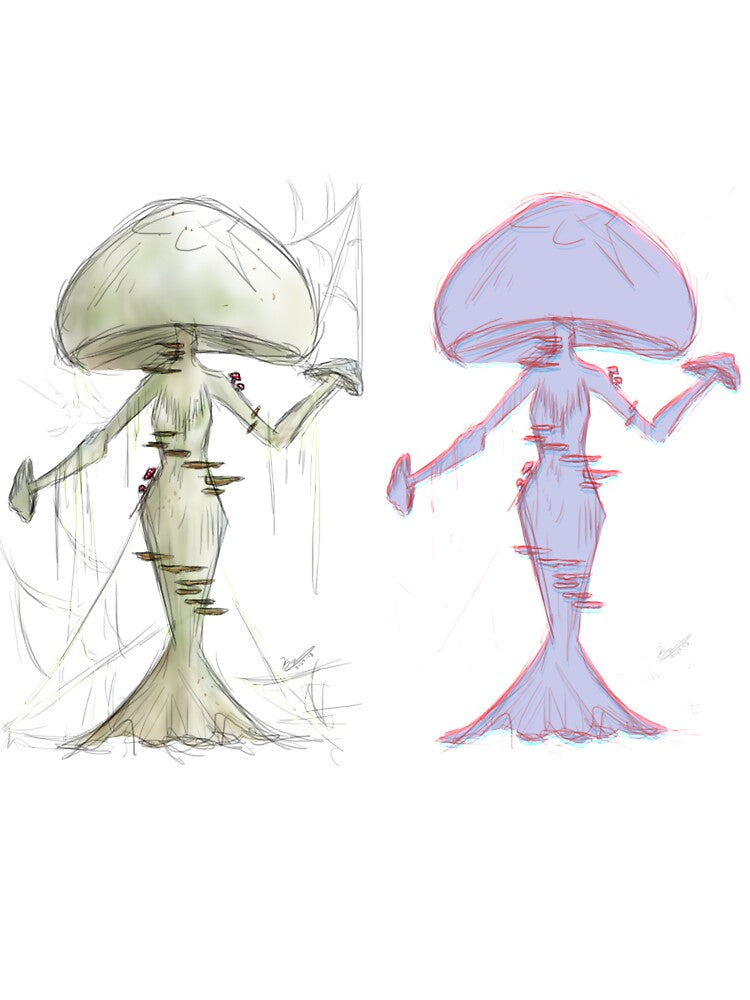Mushroom Monster by Lady-Abbington