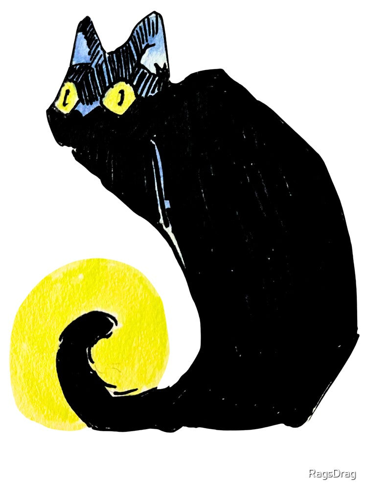 Halloween Design: Black Kitty by RagsDrag
