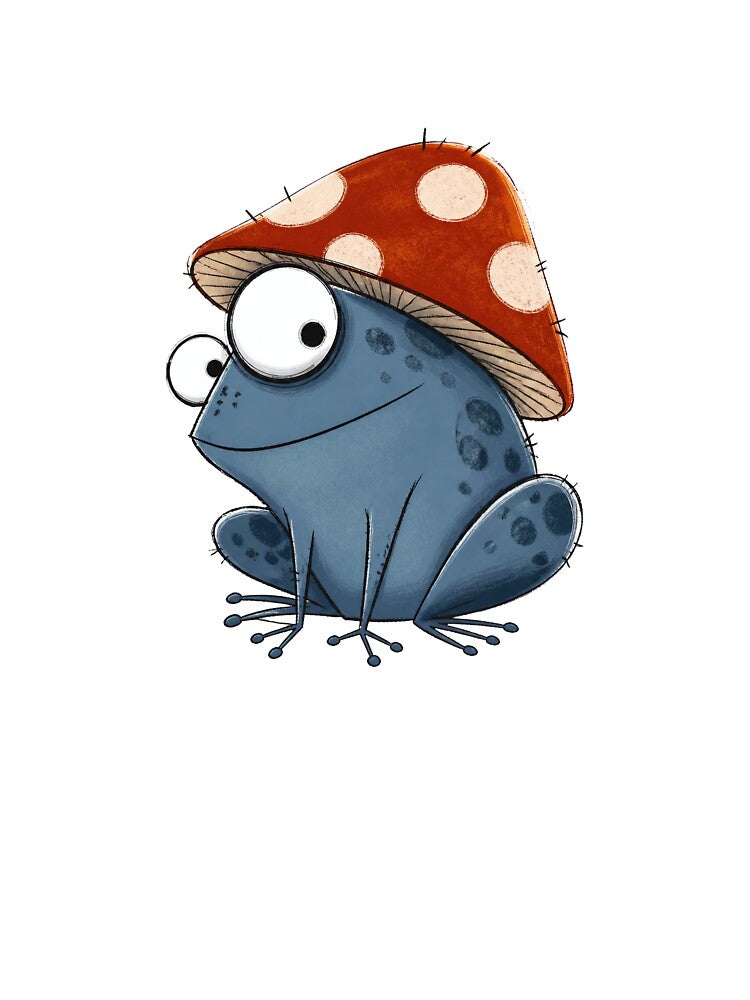 Frog's Mushroom Cap by The-Art-of-D