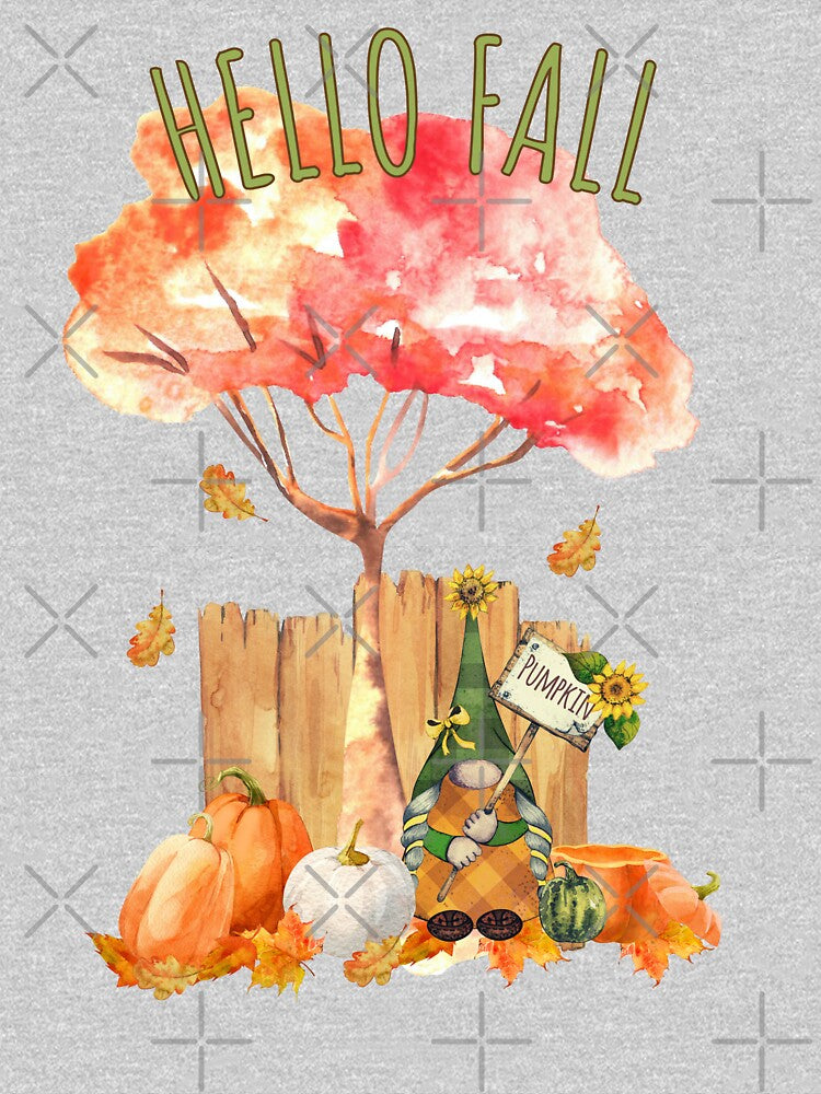 Hello Fall Pumpkin patch Gnome by Jennykies