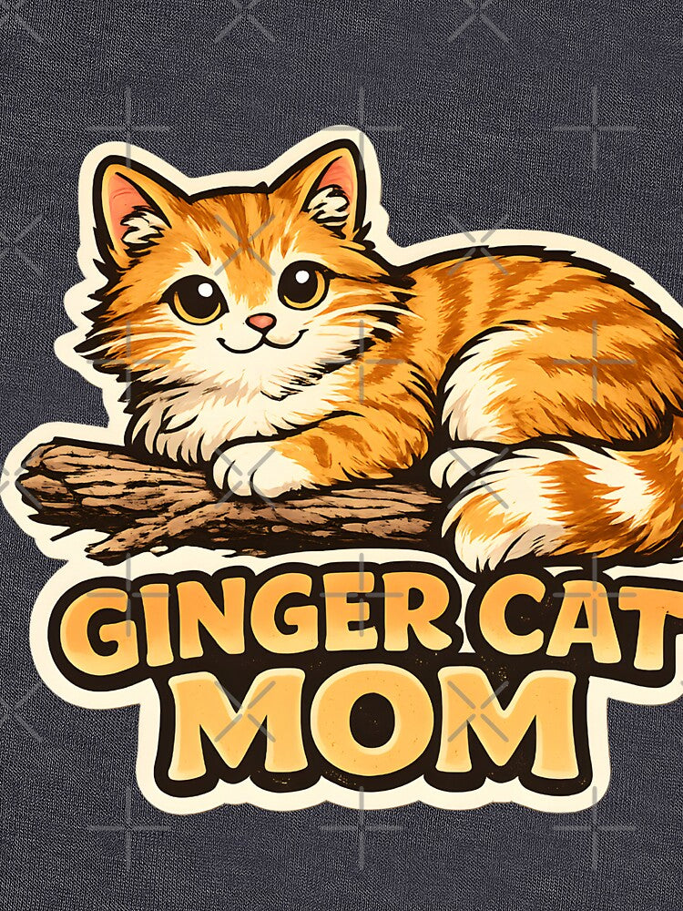 Ginger Cat Mom Feline Pet Parent by Feral Feline