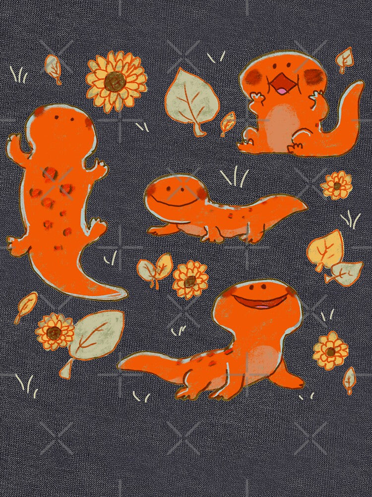 Eastern Newts by Mazzlebee