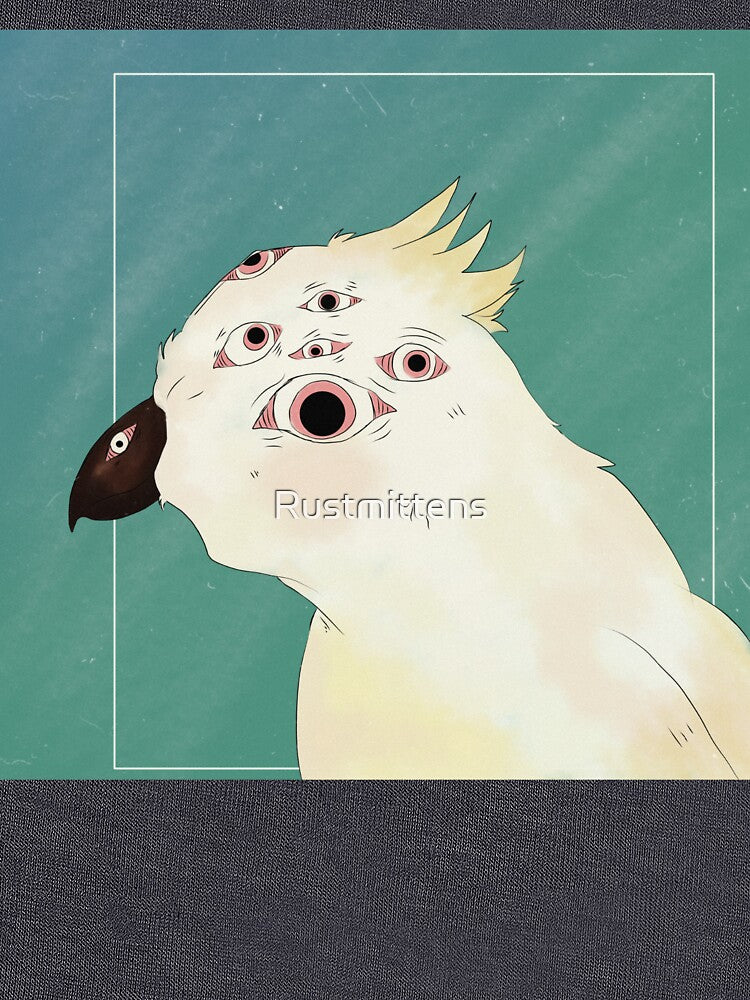 Creepy cute bird by Rustmittens