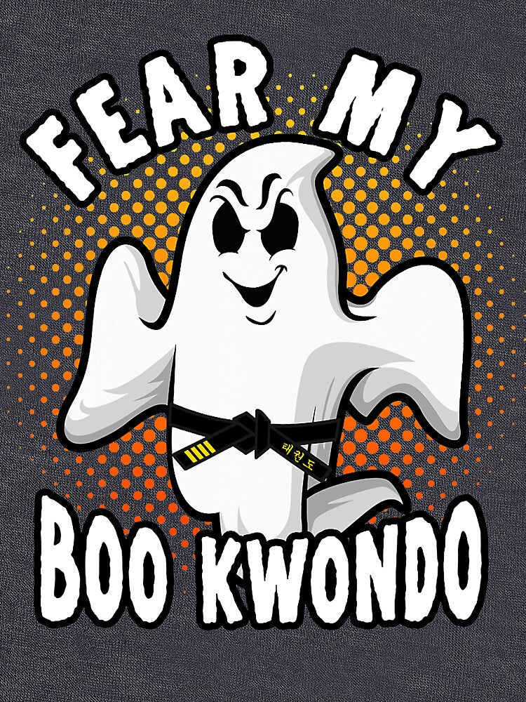 Funny Halloween Taekwondo Ghost Costume by SajidParvez