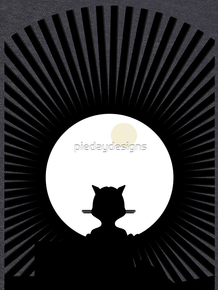 Cat Moon by piedaydesigns