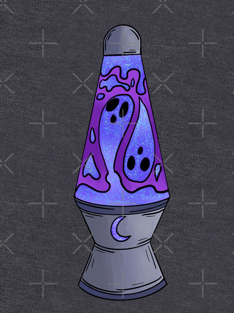 Glittery Ghost Lava Lamp by WrensDgtDesigns