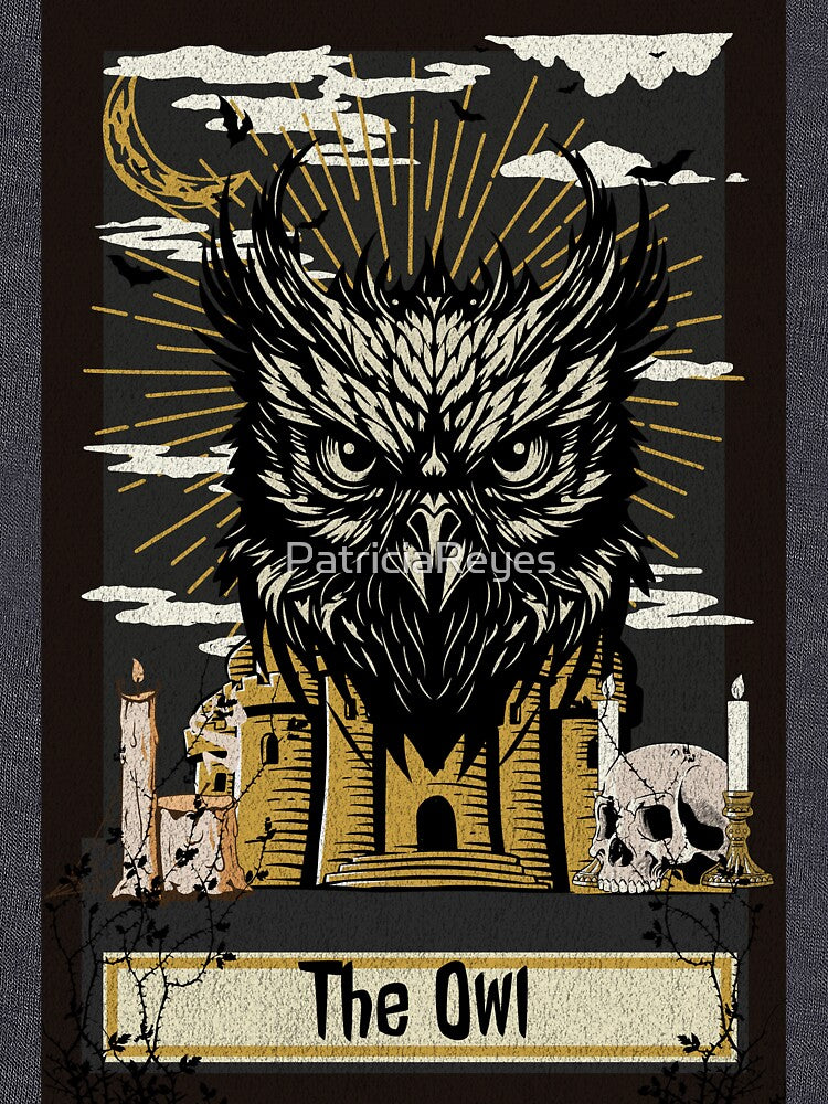 "Whispers of the Mystic Night: The Enigmatic Owl T-Shirt"-  Essential T-shirt by PatriciaReyes