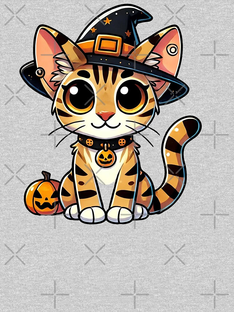 Savannah Cat Halloween by The High Hippo
