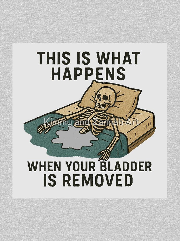 "Bladderless Bedtime: A Skeleton’s Wet Truth" by Kimmy and Zamiah Art