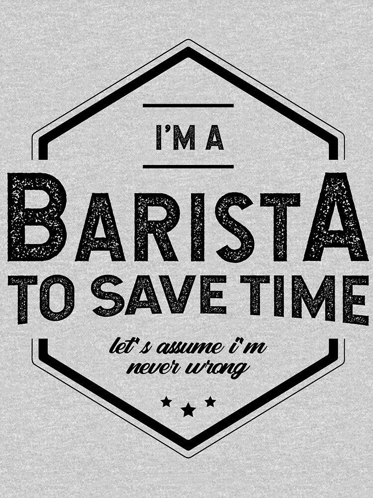 I am Barista - Barista Job Gift Funny by DiogoCalheiros