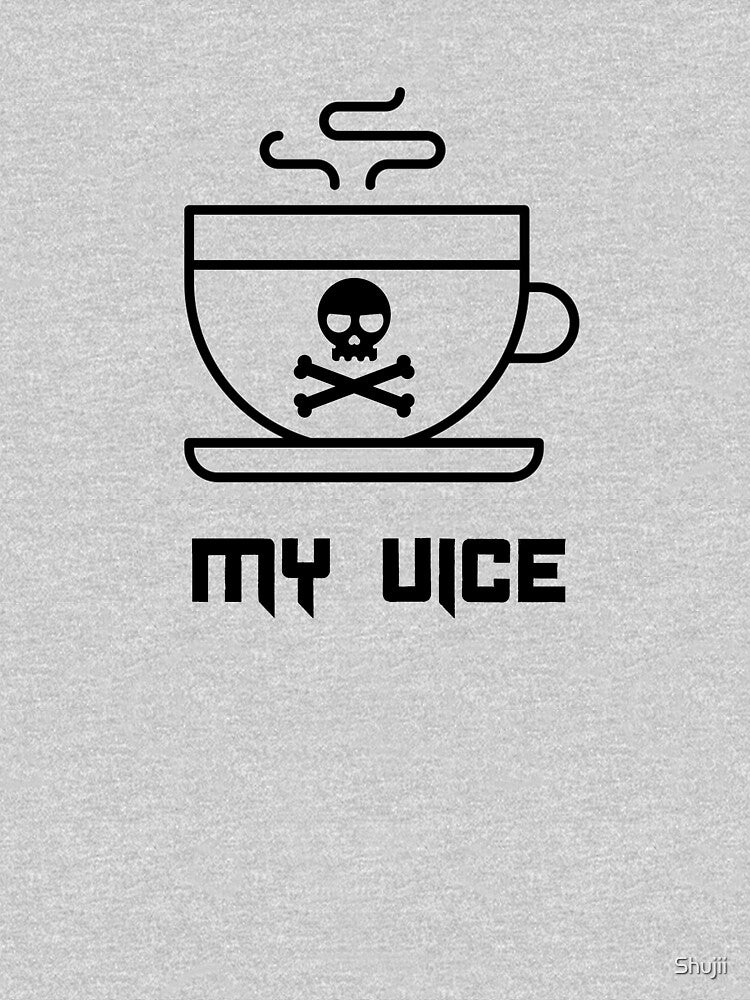 Coffee is My Vice Morbid Humor by Shujii
