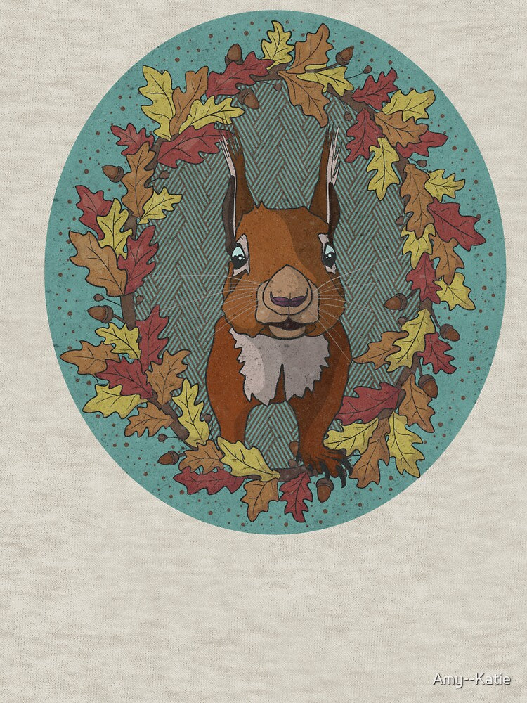 Fall Squirrel by Amy--Katie