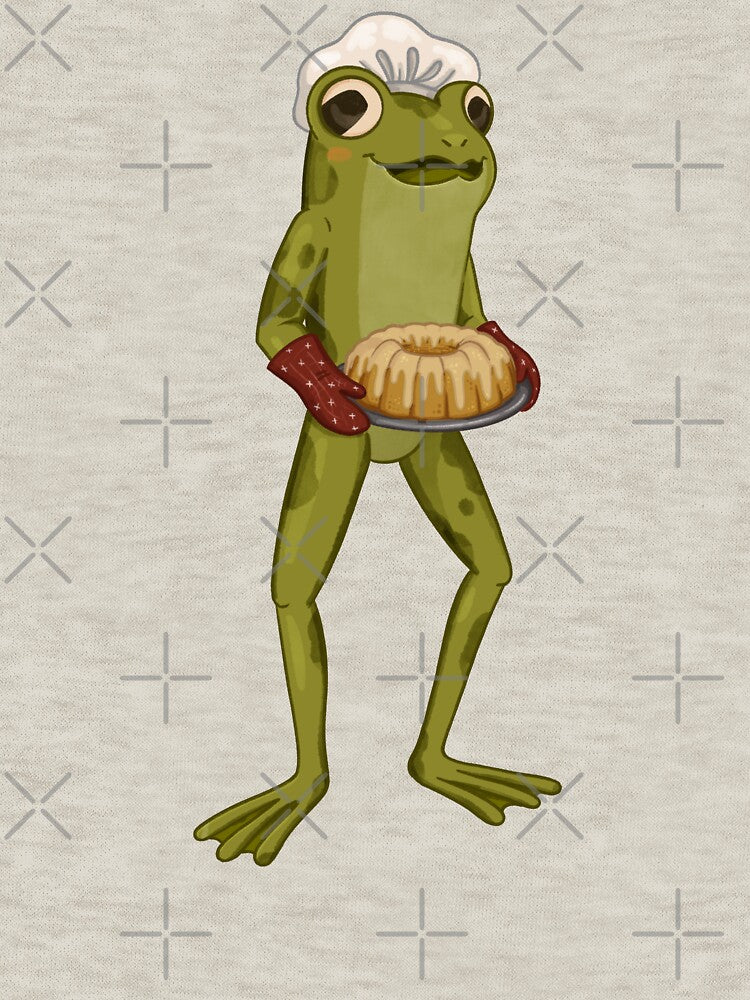 Bundt Cake Baking Frog by dart frog