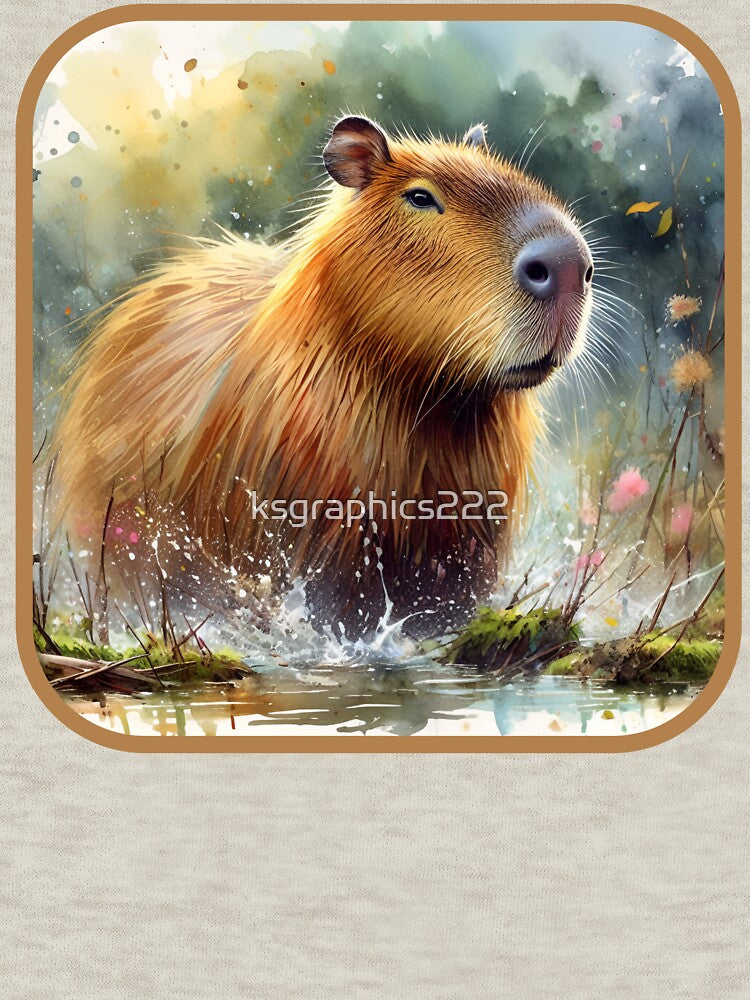 Capybara Art #20 | Capybara Lovers by ksgraphics222