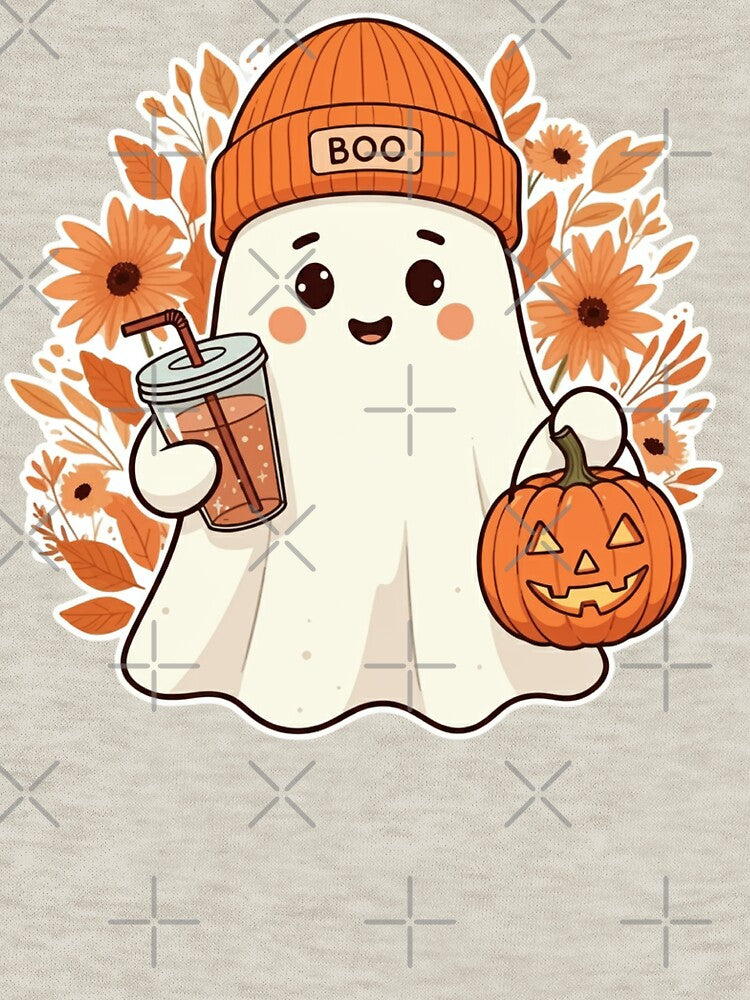 Ghost Drink Coffee - Halloween Ghost - Cute Ghost - Spooky Season by raedattia