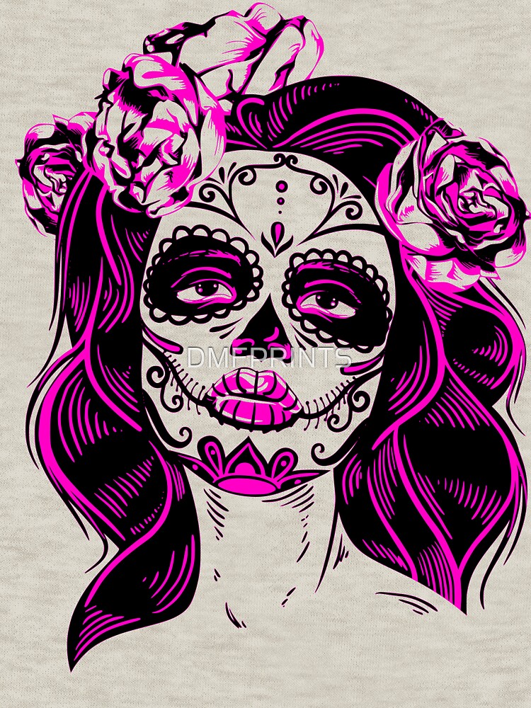 sugar skull lady by DMFPRINTS