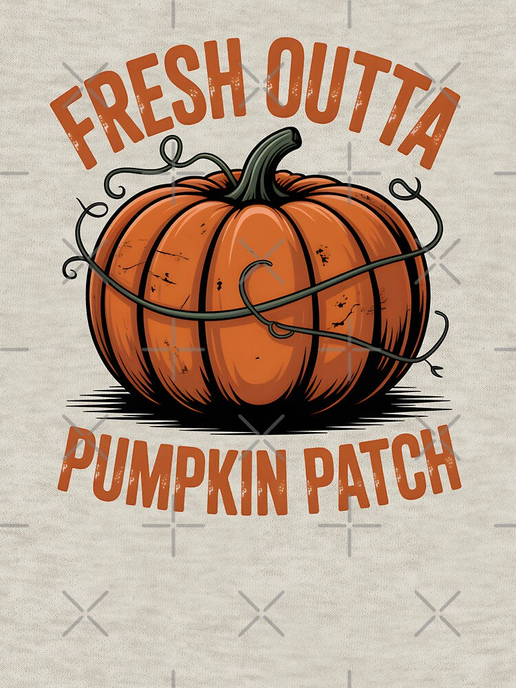 Fresh Outta Pumpkin Patch - Cool Streetwear Fall Design by Jollys-ArtShop