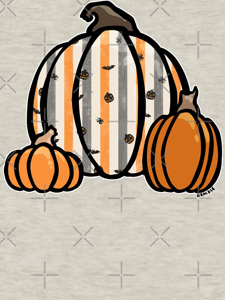 Homey Halloween Stripes by JanGrackle