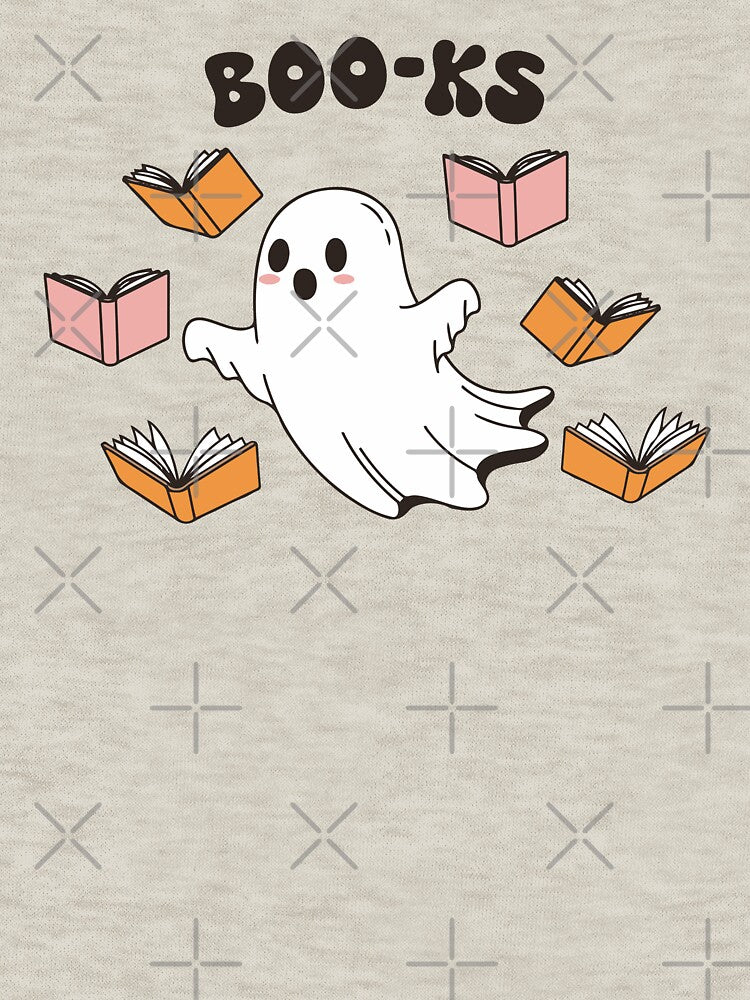 Boo-ks Ghost Book Lover by FlashCraft Design