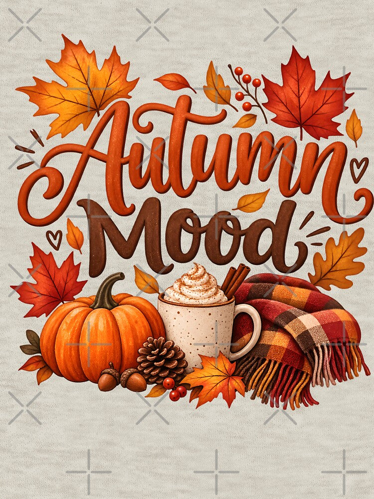 Autumn Mood – Cozy Pumpkin Spice Fall Vibes by blankTeeShirt