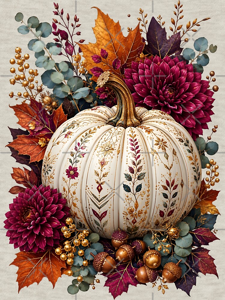 Floral Pumpkin by Sovereign Supply Co.
