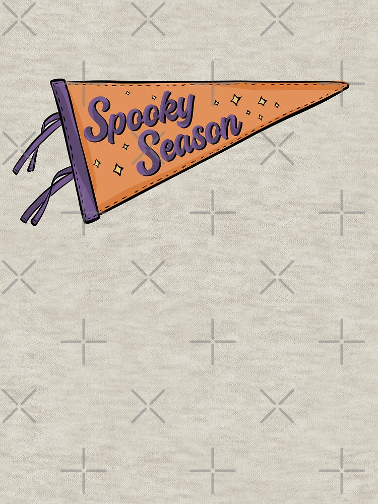 Spooky Season Halloween Pennant Flag by Alexandra Jones