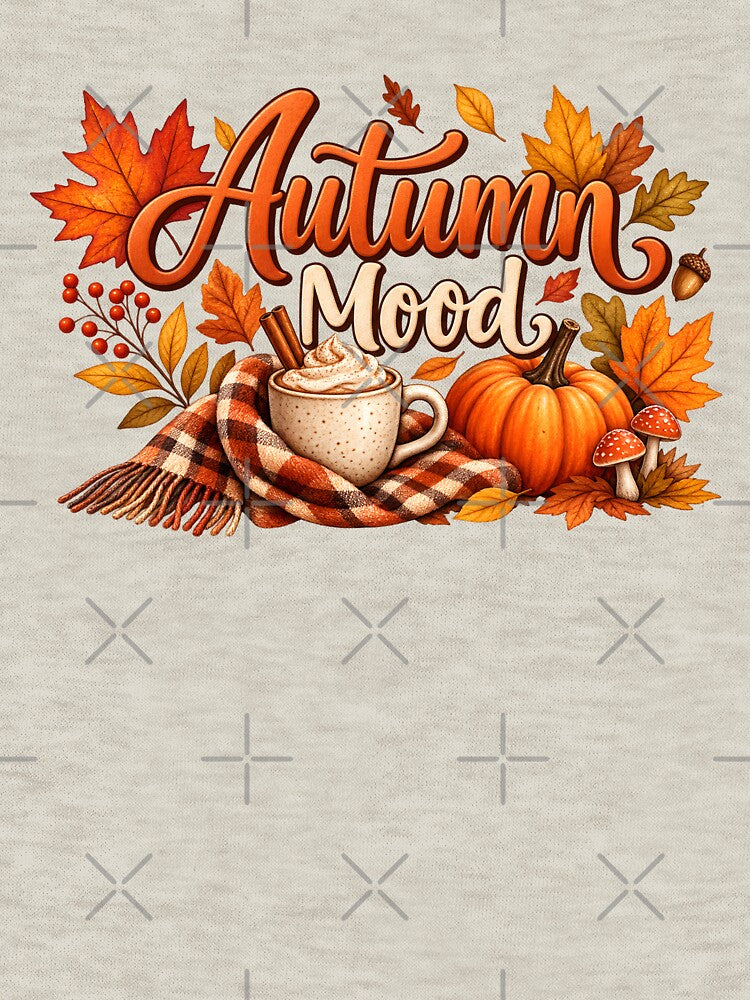 Autumn Mood – Cozy Fall Pumpkin, Coffee & Leaves by blankTeeShirt