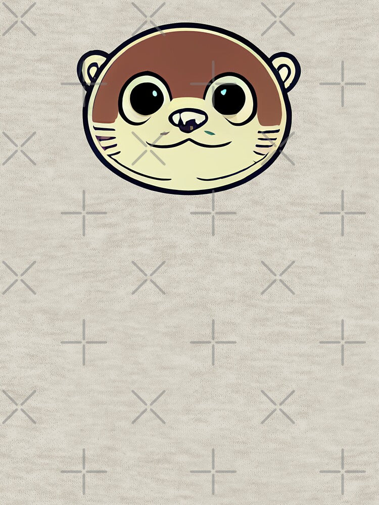 An otter's face by etherElric