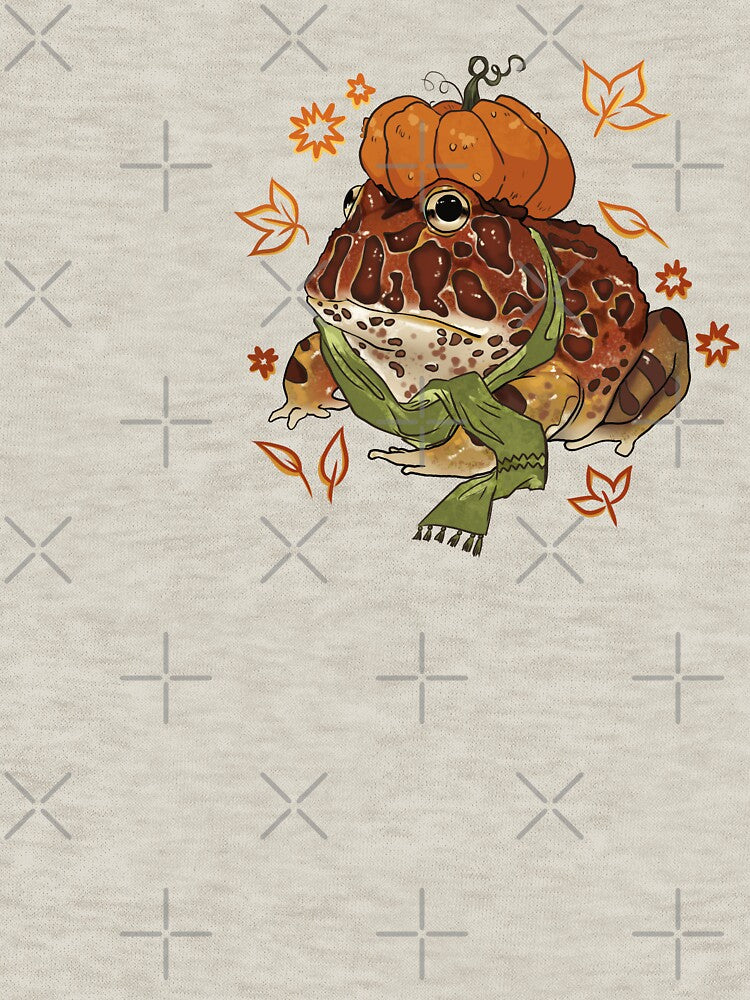 Pumpkin Frog by RinnasArt