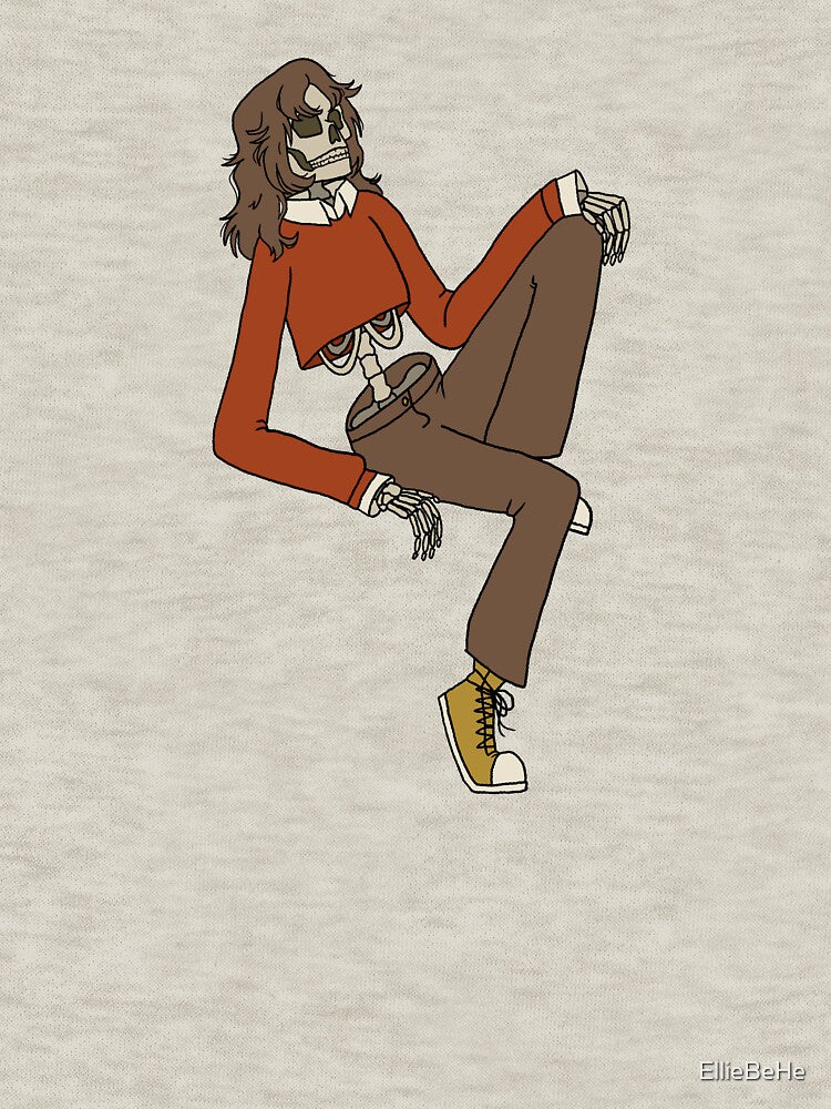 Autumn Fashion Halloween Skeleton Girl by EllieBeHe