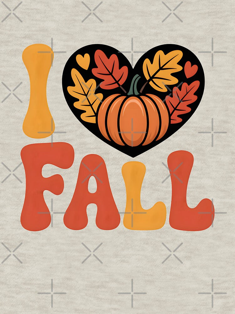 I Heart Fall - Cute Autumn Love Design by Jollys-ArtShop