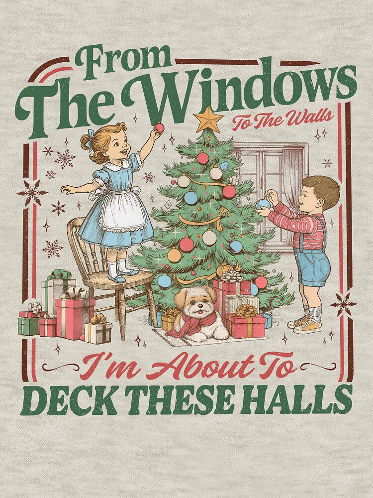 From The Windows To The Walls Deck These Halls Christmas by colornatics