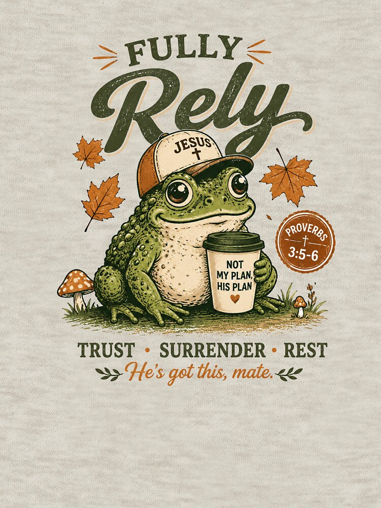 Not My Plan His Plan Christian Coffee Frog Jesus Fall Autumn by Yellowriversss