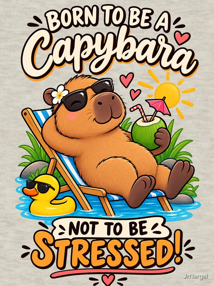 Cute and funny capybara design by JrNergal