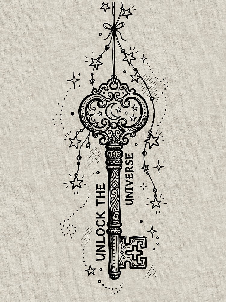 Dangling Star Key - Whimsigoth Aesthetic by bapupa