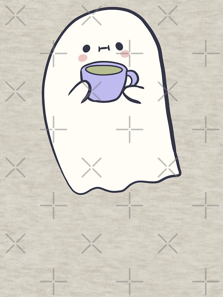 Cute ghost tea by Mayarart