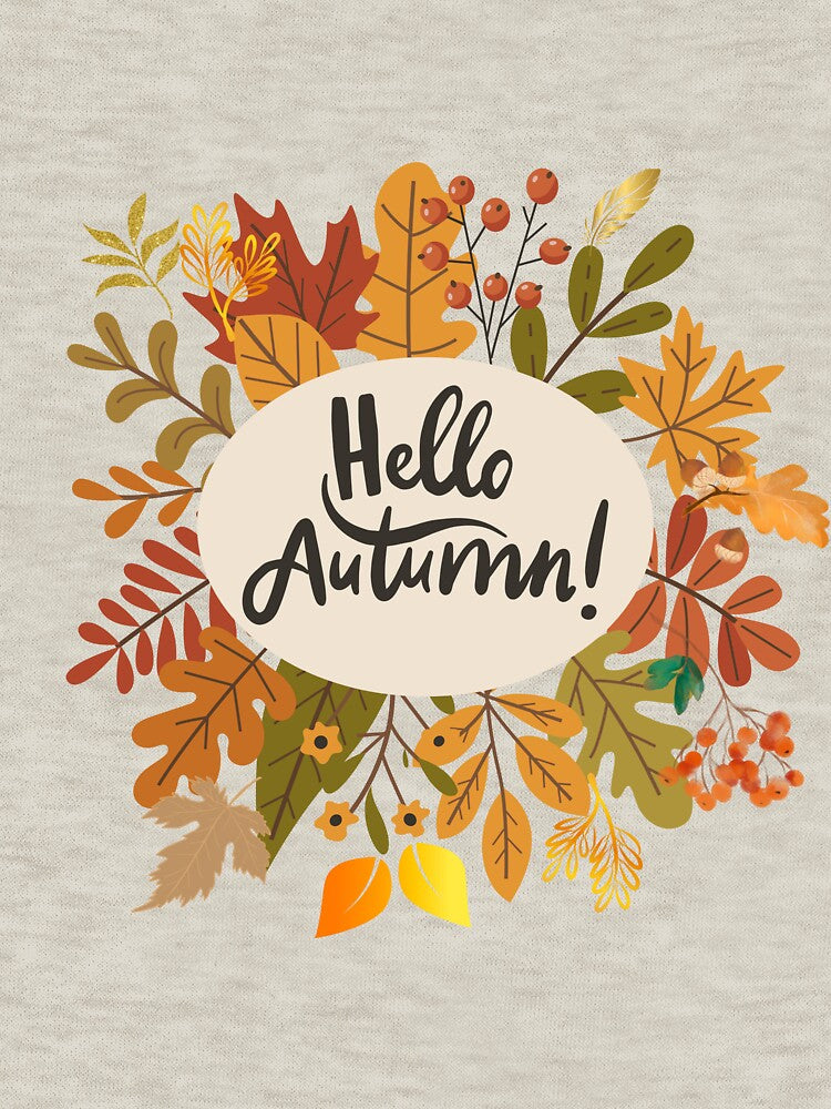 Hello Autumn - Cozy Fall Aesthetic by Oopsie Doodle