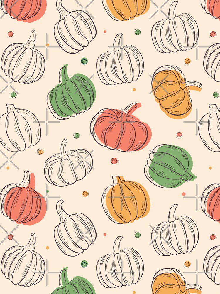 Beautiful Hand Drawn Graphic Pumpkin Pattern by SidhuKeet1