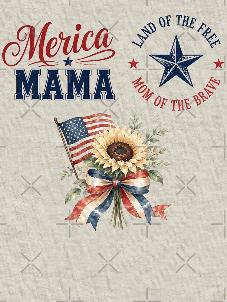 Merica Mama Patriotic Bundle America 250 July 4th by VectorJoy