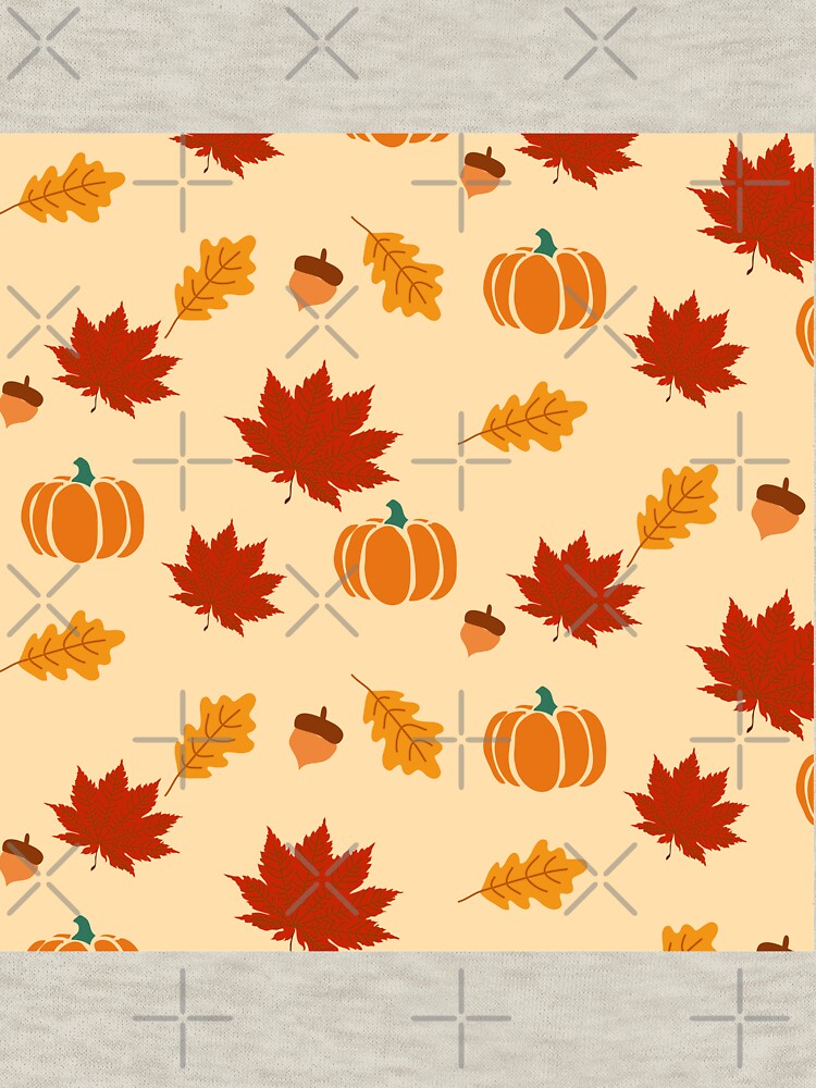 Autumn Leaf Pattern Cream by heyitsIrish