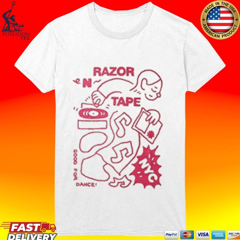 Razor N Tape Happy Dj Faded Bone Unisex