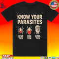 Robert De Niro Know Your Parasites Deer Tick Dog Tick Luna Tick Anti Trump Unisex