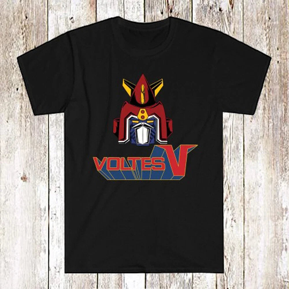 Voltes V Head Mecha Japan Anime Cartoon Men's Black Size S-5XL Unisex